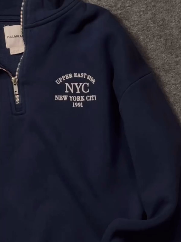 sia-ma سویشرت نیم زیپ مردانه مدل سیا - تصویر 1