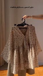 شومیز و دامن زنانه مدل شکوفه پلاس - تصویر 2