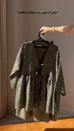 شومیز و دامن زنانه مدل شکوفه پلاس - تصویر 4