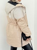 کاپشن چرم زنانه مدل آترین  - تصویر 3