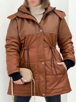کاپشن چرم زنانه مدل آترین  - تصویر 7