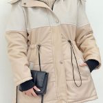 کاپشن چرم زنانه مدل آترین 