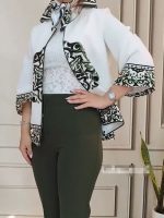 مانتو شلوار و اسکارف زنانه مدل گیتی - تصویر 3