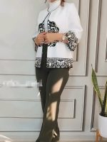 مانتو شلوار و اسکارف زنانه مدل گیتی - تصویر 4