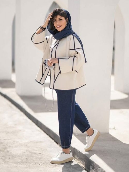 ست مانتو شلوار زنانه مدل مهستان