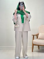 کت و شلوار زنانه مدل ملیسا پلاس - تصویر 2