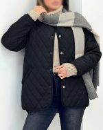 کاپشن لوزی دوزی زنانه مدل مموری - تصویر 2