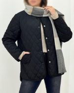 کاپشن لوزی دوزی زنانه مدل مموری - تصویر 3