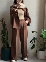 کت و شلوار زنانه مدل موکا - تصویر 7