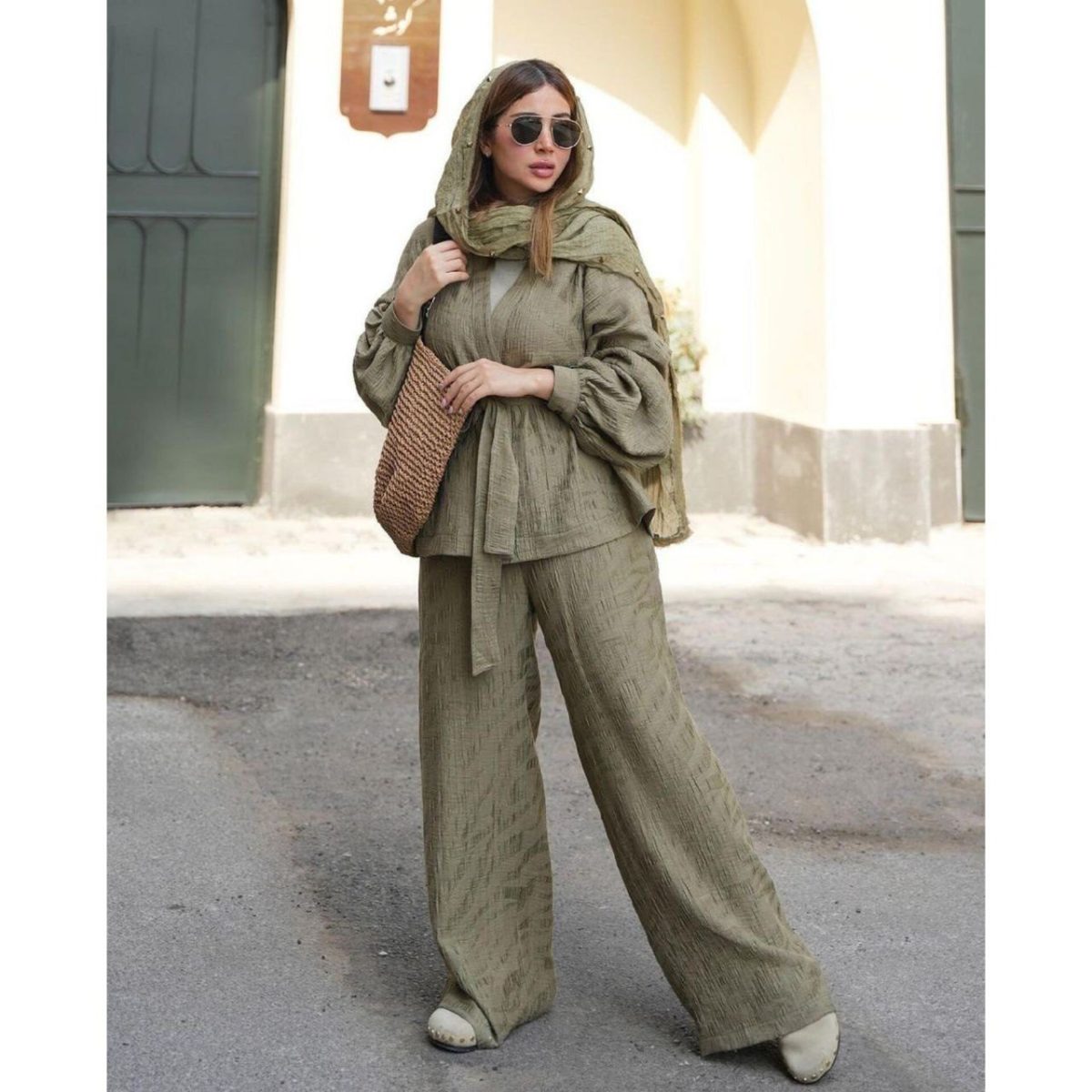 مانتو شلوار زنانه زمرد - تصویر 2