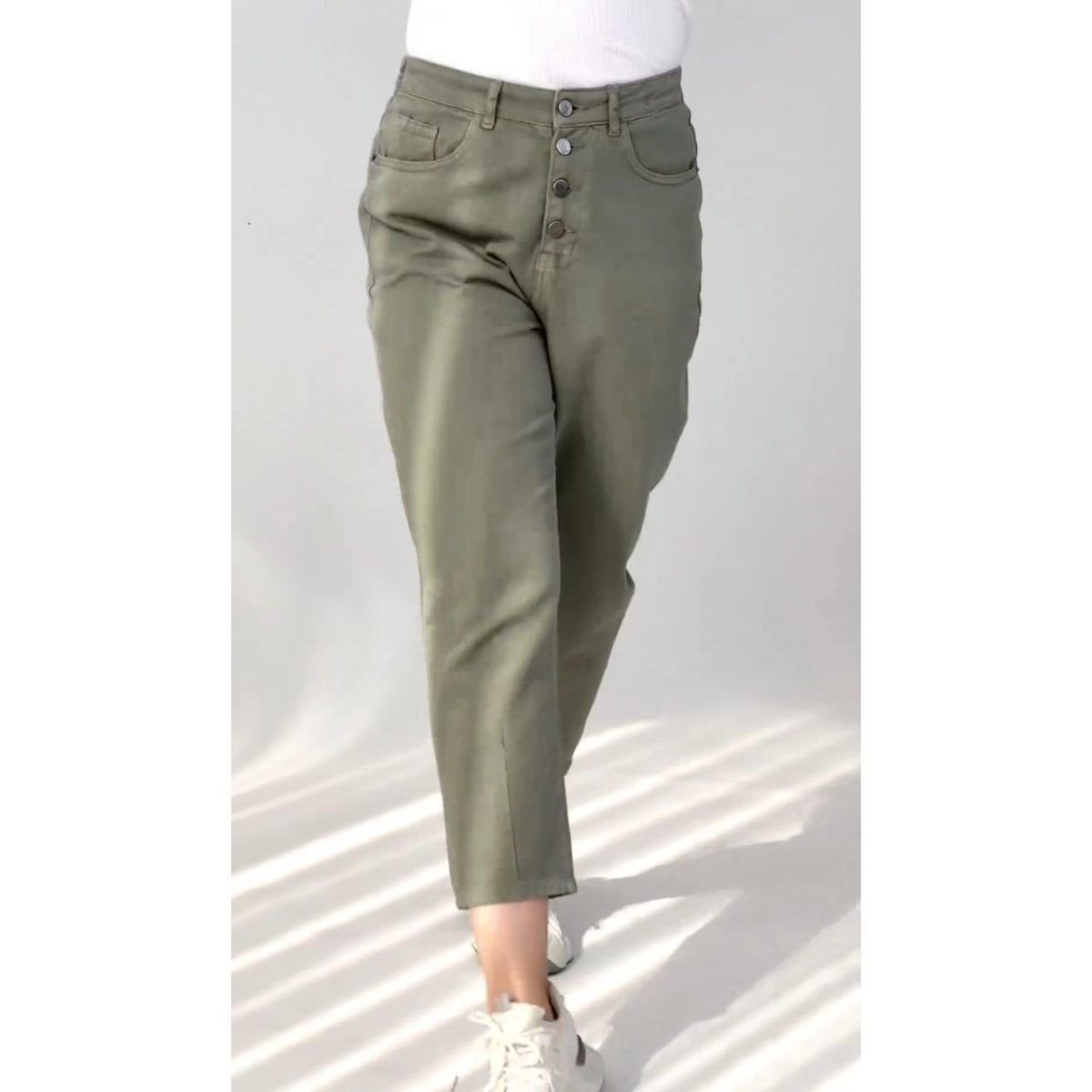 شلوار مام فیت رنگین کمان - تصویر 4