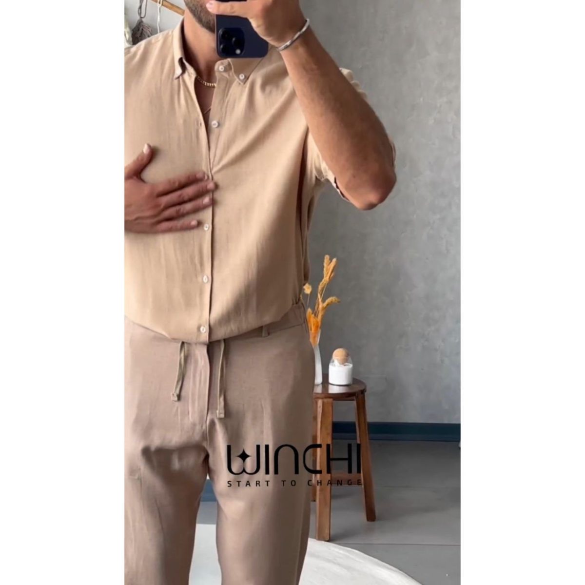 پیراهن شلوار مردونه امیر - تصویر 4