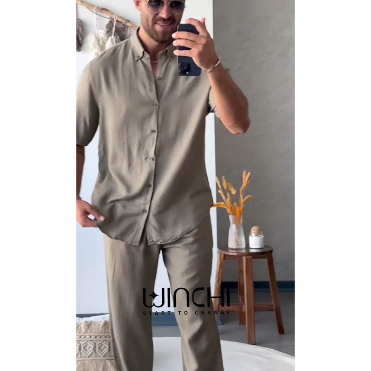 پیراهن شلوار مردونه امیر - تصویر 3