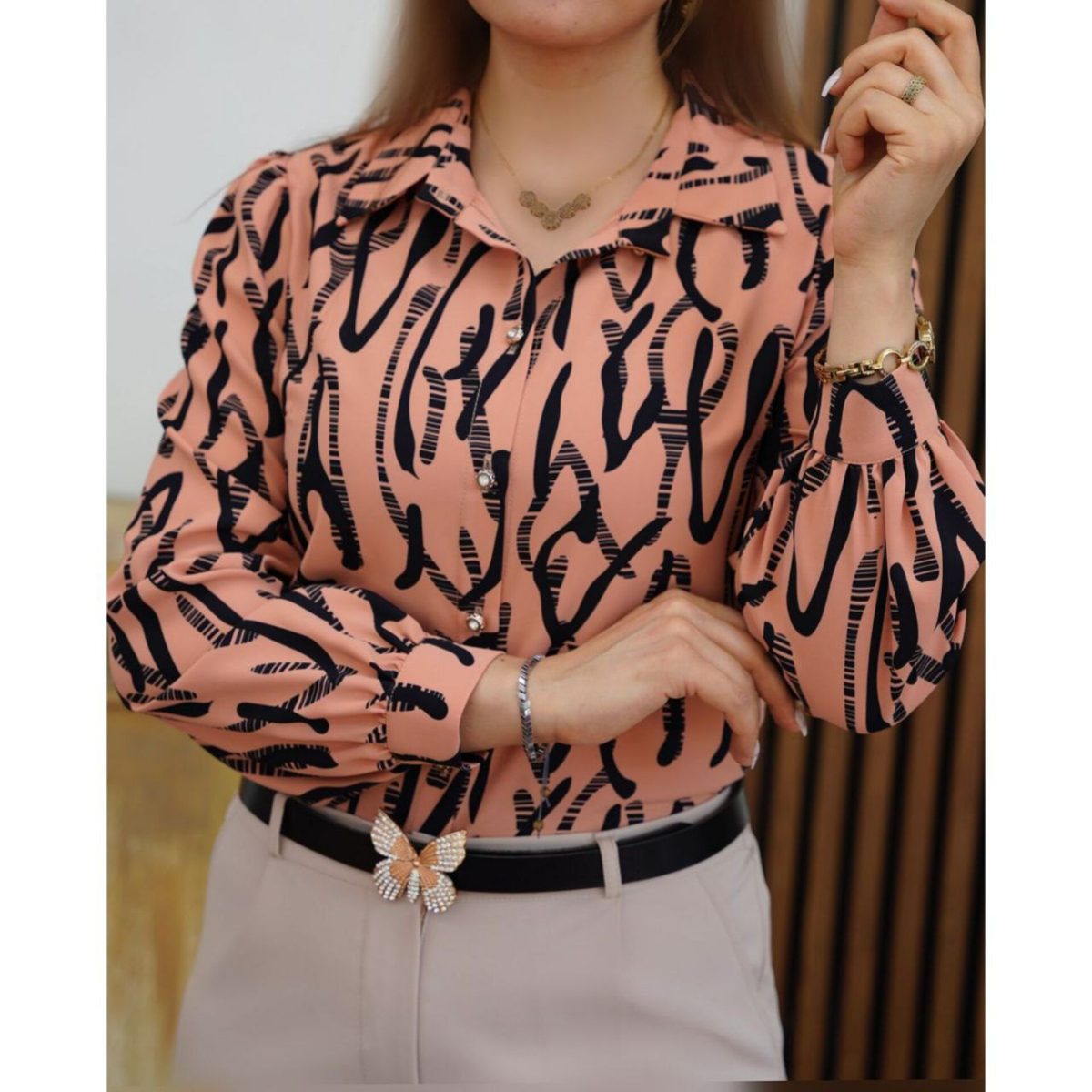 شومیز زنانه نگین - تصویر 3