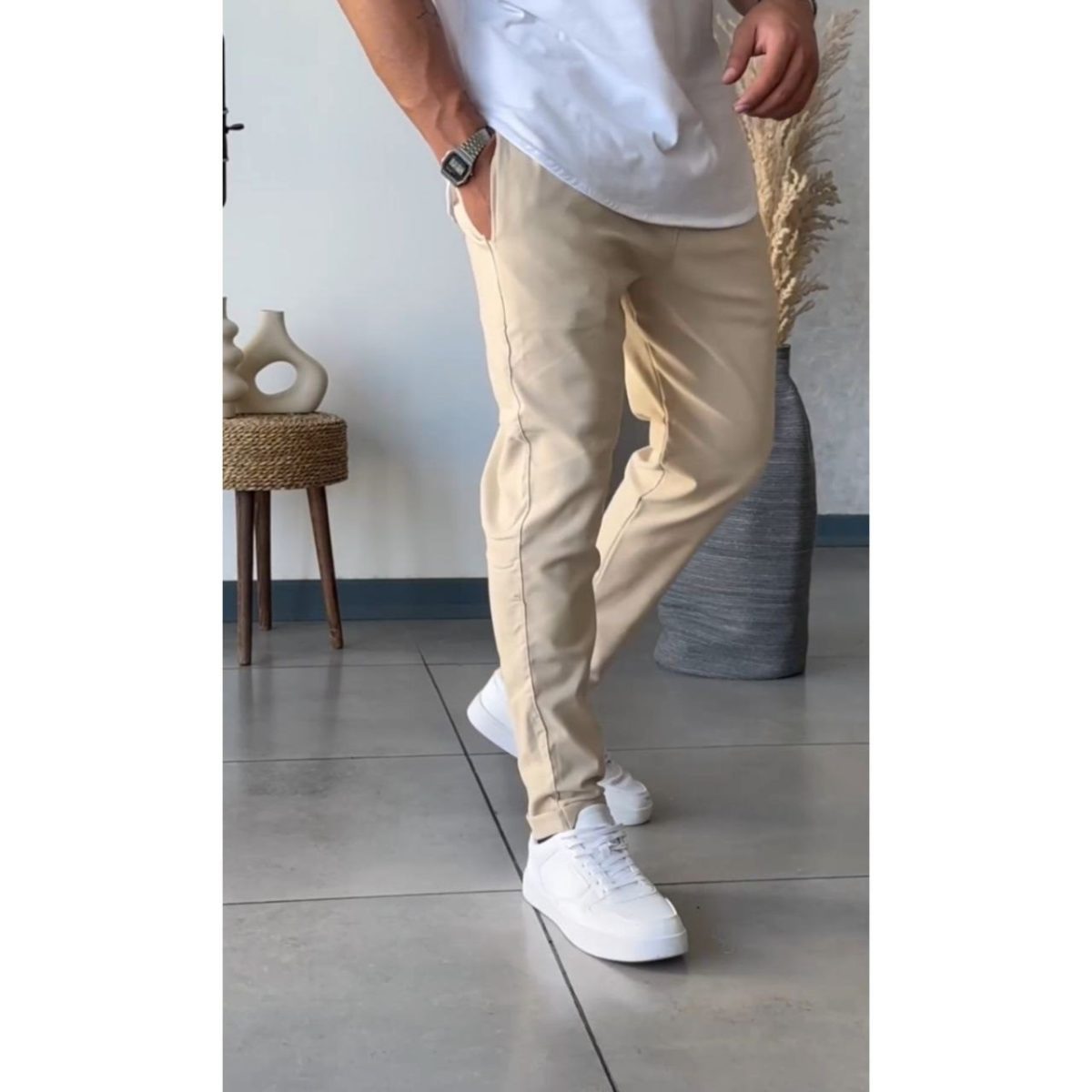 شلوار کتان مردانه رایان - تصویر 4