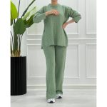 بلوز شلوار بافت دخترانه ستاره