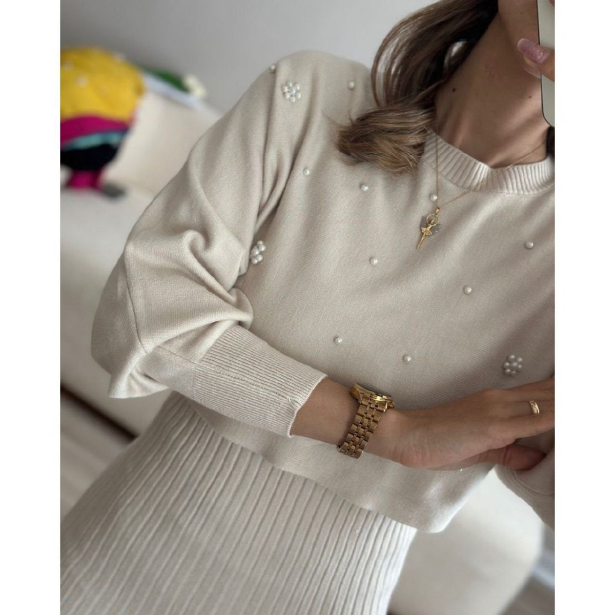 ست بافت دخترانه شانار - تصویر 4