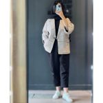 پالتو کتی کوتاه دخترانه اقاقیا - تصویر 5