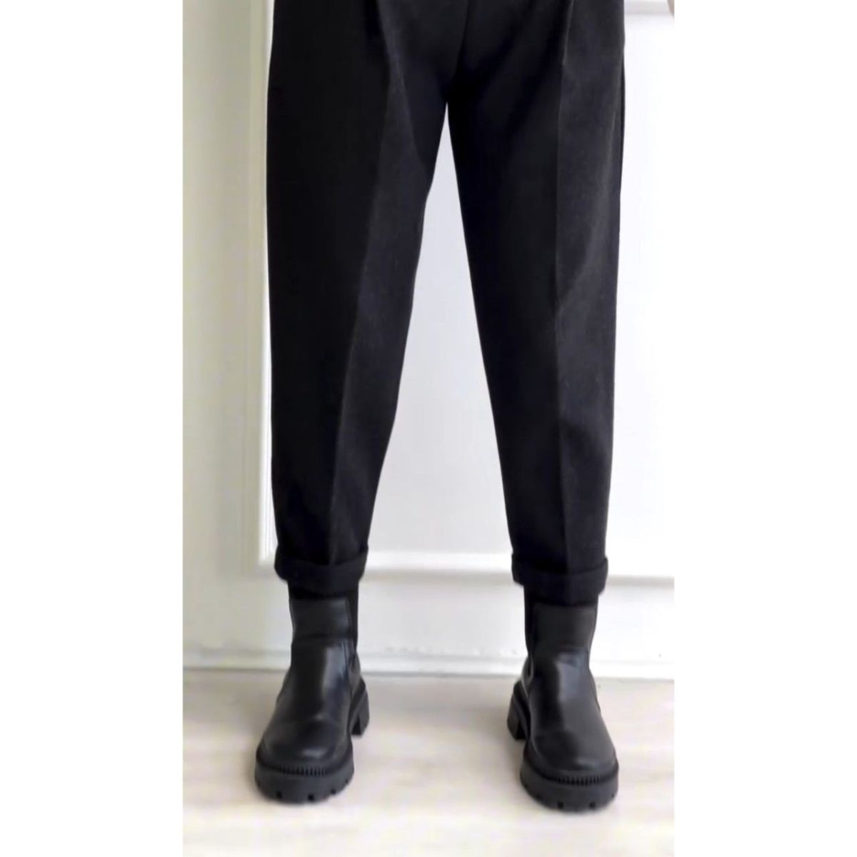 شلوار فوتر کلاسیک نیلگون - تصویر 4