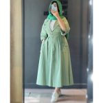 کفتان جلو دکمه زنانه شفق - تصویر 7