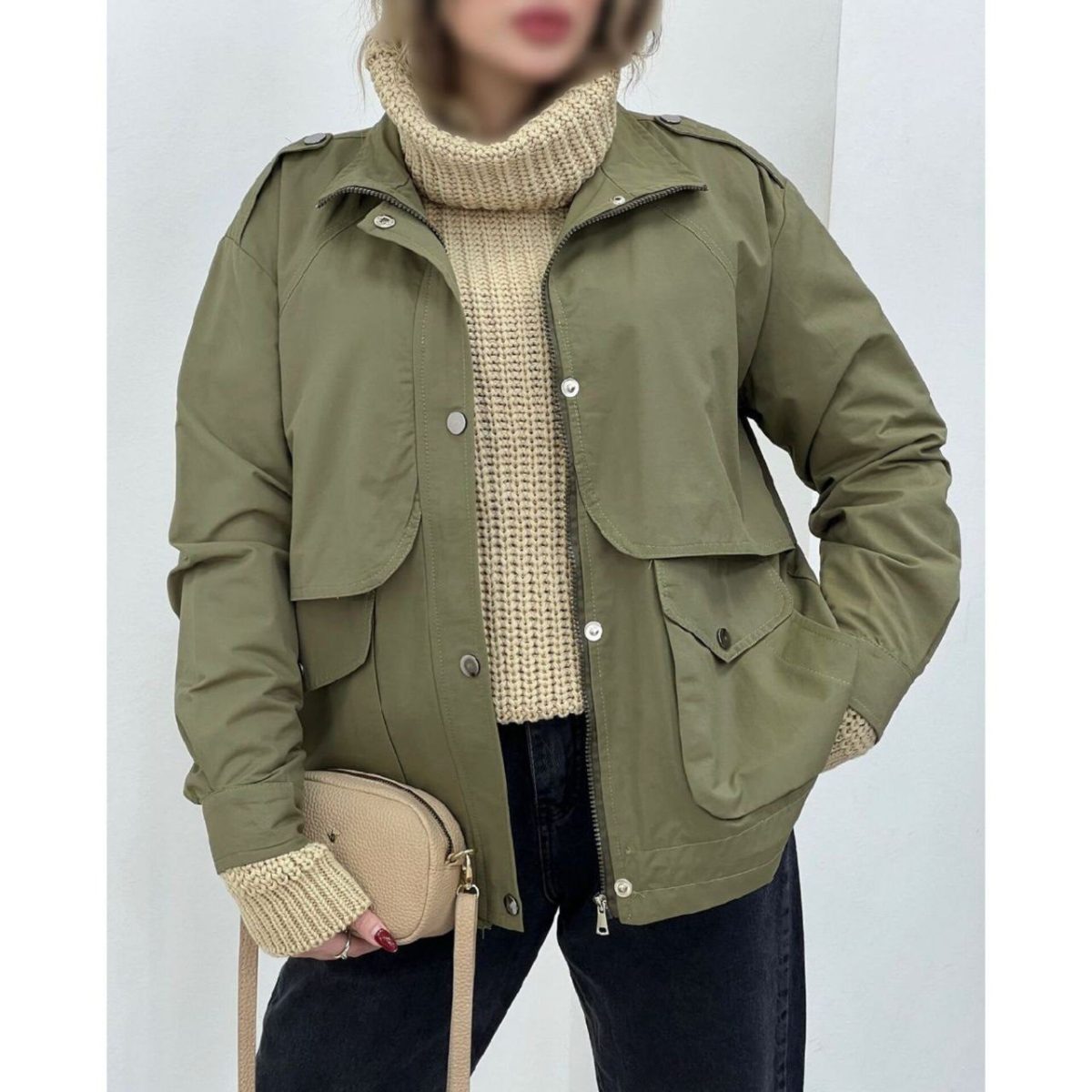 بارونی کوتاه دخترونه آیسودا - تصویر 9