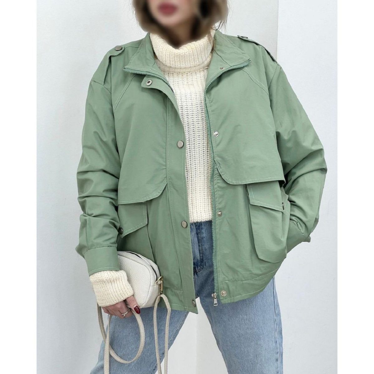 بارونی کوتاه دخترونه آیسودا - تصویر 3