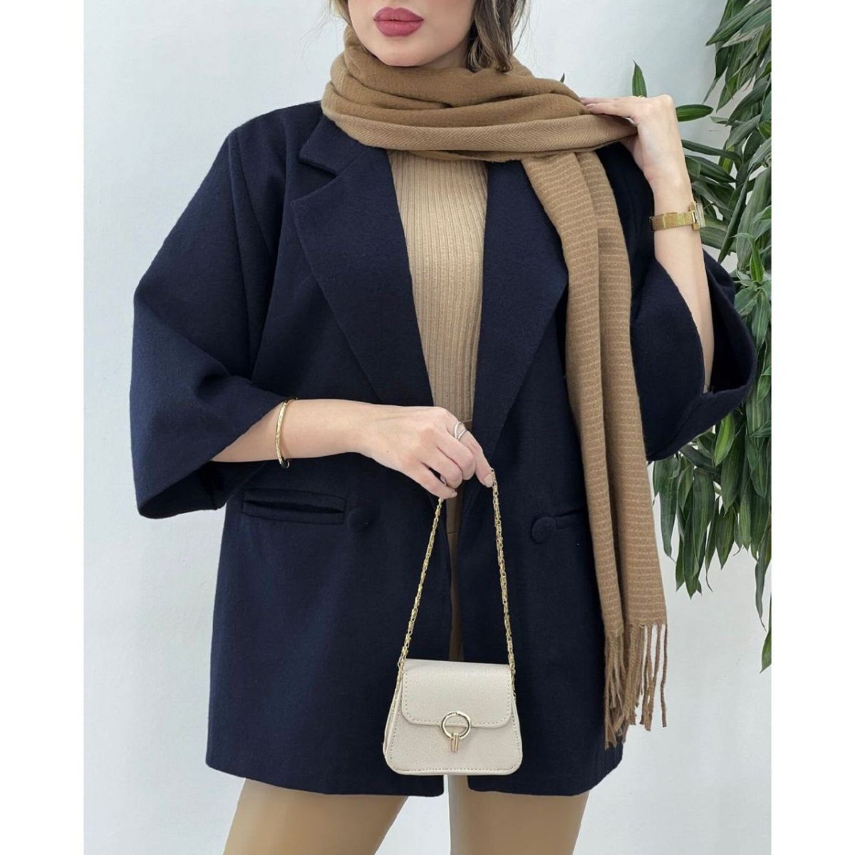 پالتو دو دکمه زنانه سرین - تصویر 6