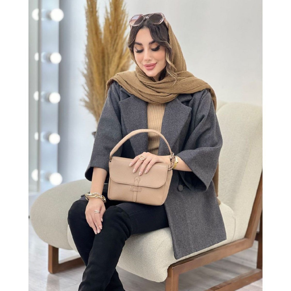 پالتو دو دکمه زنانه سرین - تصویر 5