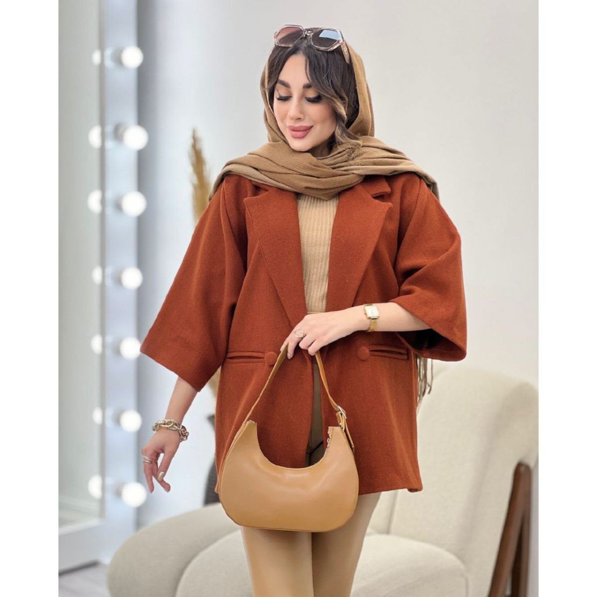 پالتو دو دکمه زنانه سرین - تصویر 3