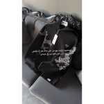 هودی طرحدار مشکی مردانه عرشیا