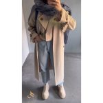 ترنچ کت دوتیکه زنانه مونا