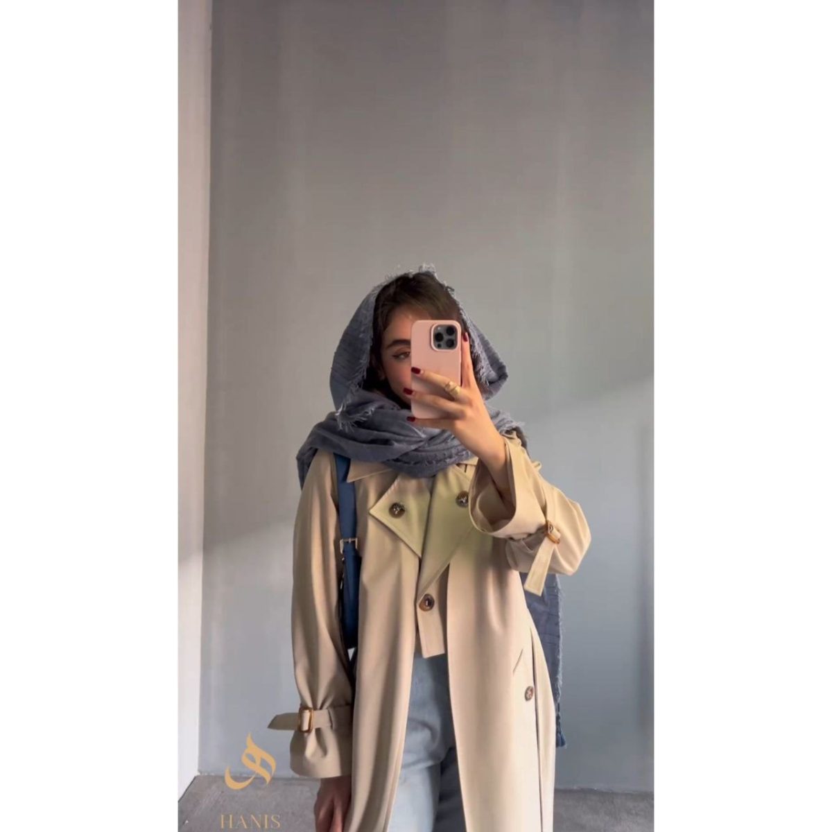 ترنچ کت دوتیکه زنانه مونا - تصویر 6