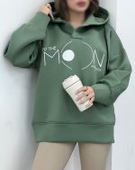 هودی دخترونه طرح ماه