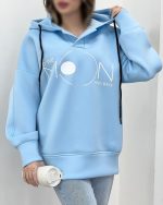 هودی دخترونه طرح ماه - تصویر 2