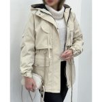 بارونی کمرگت دخترونه مهتاب - تصویر 3