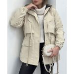 بارونی کمرگت دخترونه مهتاب - تصویر 8