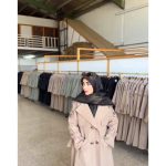 بارونی بلند آستردار پوپک