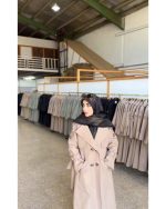 بارونی بلند آستردار پوپک