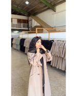 بارونی بلند آستردار پوپک - تصویر 3