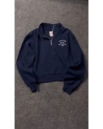 دورس مردونه سرمه ای نیم زیپ سیا