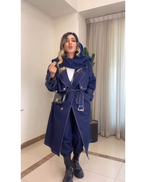 ست ترنچ کت و شلوار ماهگل