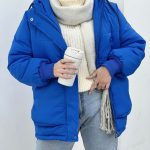 کاپشن دخترونه کلاهدار کارولینا