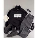 دورس مردونه مشکی نیم زیپ سهیل