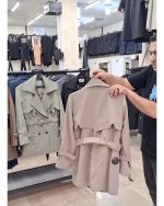 بارونی کوتاه دخترانه آنجل - تصویر 4