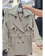 بارونی کوتاه دخترانه آنجل - تصویر 2