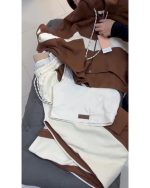 ست هودی نیم تنه شلوار و تاپ دخترانه سان - تصویر 3