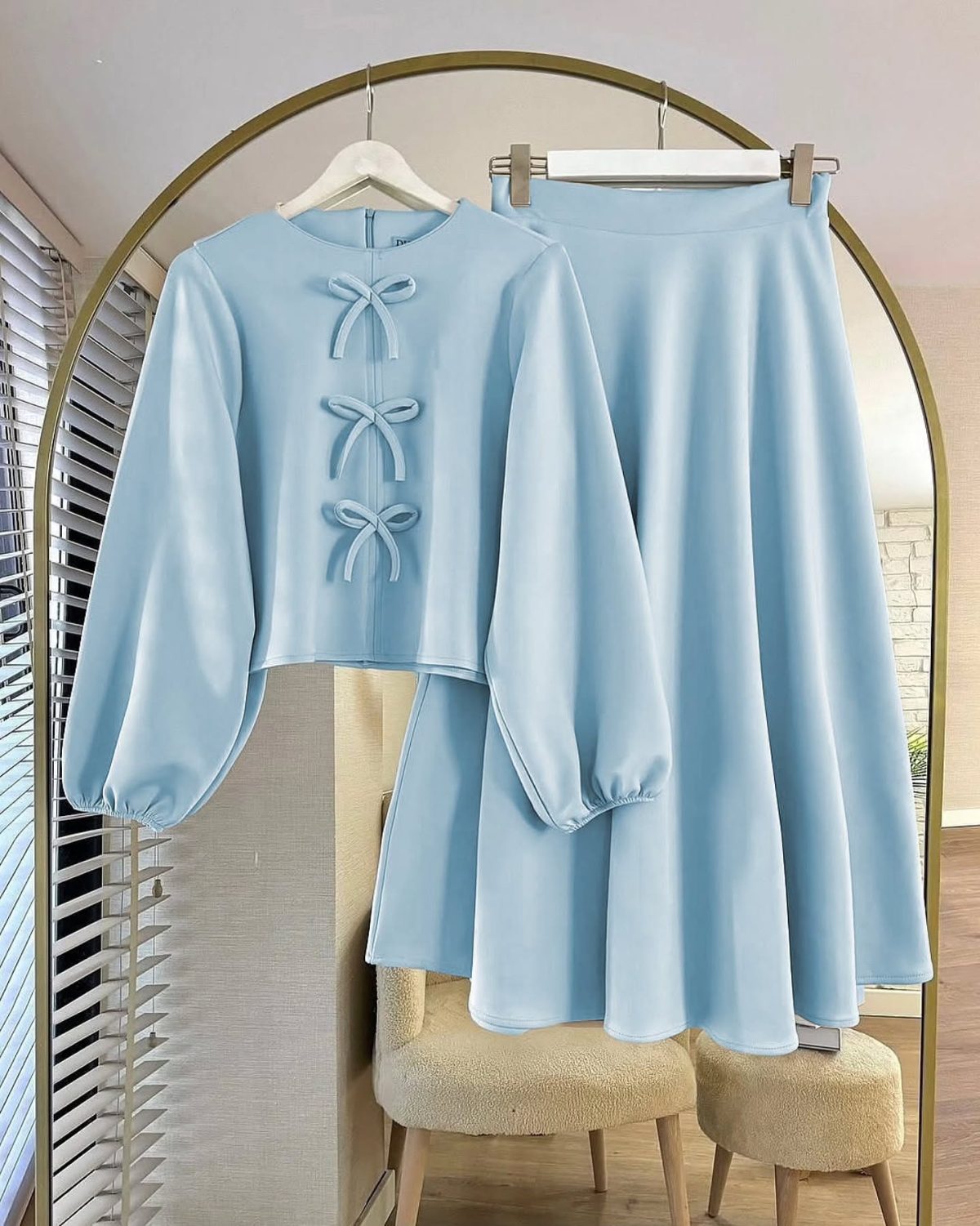 ست بلوز دامن دخترانه روشا - تصویر 5