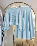 ست بلوز دامن دخترانه روشا - تصویر 5