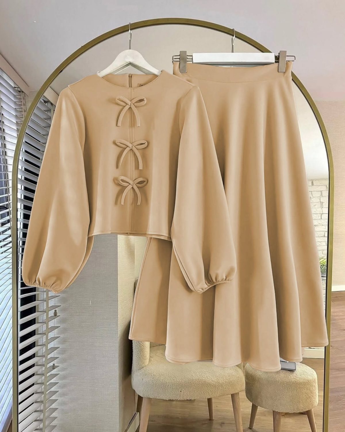 ست بلوز دامن دخترانه روشا - تصویر 3