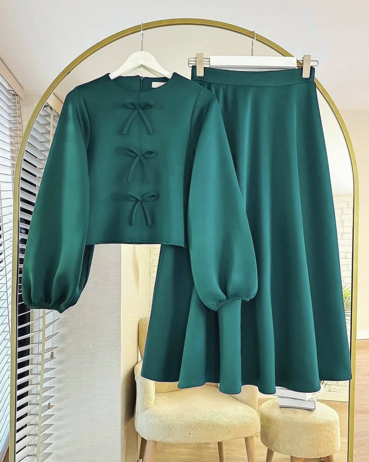 ست بلوز دامن دخترانه روشا - تصویر 2